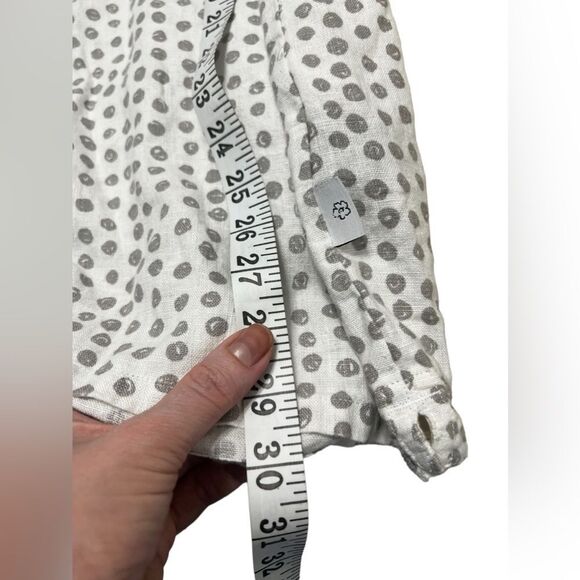 Ted Baker
Men's White Aillon Linen Shirt white and cream polkadot 4 large - Picture 4 of 12